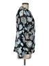 Ann Taylor LOFT 100% Polyester Blue Long Sleeve Blouse Size 10 - photo 4