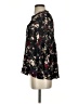 Parker 100% Silk Floral Black Long Sleeve Silk Top Size S (estimated) - photo 5