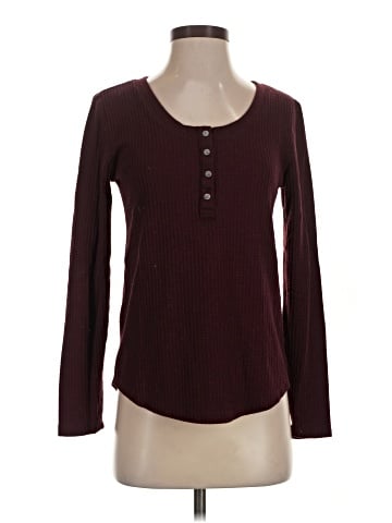 Ann Taylor LOFT Long Sleeve Henley (view 1)