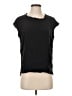 Sandro 100% Silk Black Short Sleeve Top Size Sm (1) - photo 1