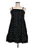 Old Navy 100% Rayon Stars Black Casual Dress Size M - photo 1