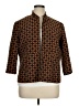 MULTIPLES Print Brown Jacket Size XL - photo 1