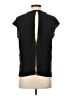 Sandro 100% Silk Black Short Sleeve Top Size Sm (1) - photo 2