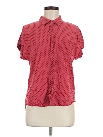 Cosmic Blue Love Short Sleeve Blouse (view 1)