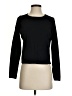 Intermix Black Long Sleeve Top Size S - photo 1
