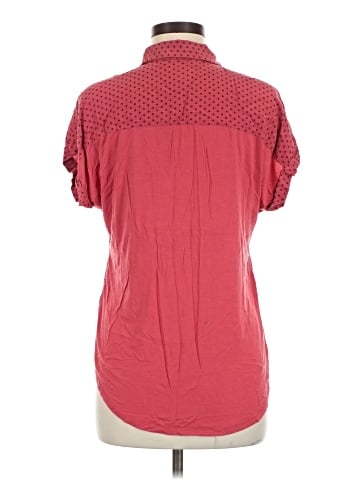 Cosmic Blue Love Short Sleeve Blouse (view 2)
