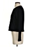 Intermix Black Long Sleeve Top Size S - photo 5