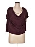 Assorted Brands 100% Rayon Burgundy Short Sleeve Top Size L - photo 1