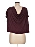 Assorted Brands 100% Rayon Burgundy Short Sleeve Top Size L - photo 2