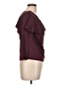 Assorted Brands 100% Rayon Burgundy Short Sleeve Top Size L - photo 4