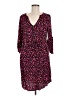 Torrid Print Pink Casual Dress Size Med Plus (00) - photo 1