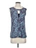 41Hawthorn 100% Polyester Blue Sleeveless Blouse Size S - photo 1