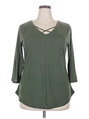 Jennifer Lauren 3/4 Sleeve Top (view 1)