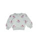 Baby Gap 100% Cotton Floral Silver Pullover Sweater Size 18-24 mo - photo 1