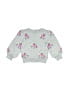 Baby Gap 100% Cotton Floral Silver Pullover Sweater Size 18-24 mo - photo 2