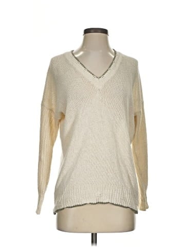 Skull Cashmere Pullover Sweater (view 1)