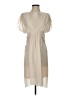 Aryn K. Solid Ivory Cocktail Dress Size S - photo 1