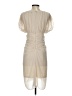 Aryn K. Solid Ivory Cocktail Dress Size S - photo 2
