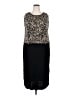 R&M Richards 100% Polyester Black Cocktail Dress Size 18WP - photo 1