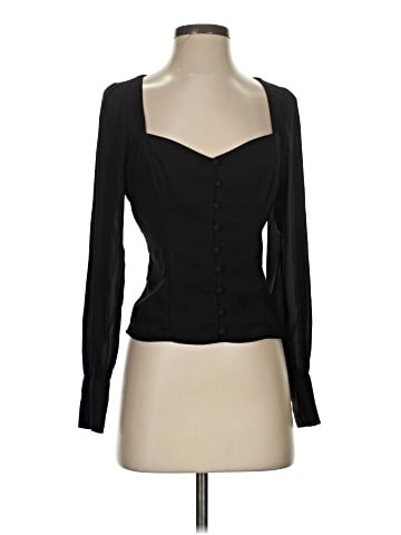Abercrombie & Fitch Long Sleeve Blouse (view 1)