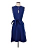Theory Solid Blue Cocktail Dress Size 00 - photo 1
