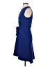 Theory Solid Blue Cocktail Dress Size 00 - photo 5