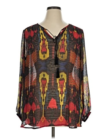 TWO by Vince Camuto 3/4 Sleeve Blouse (view 1)