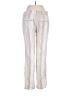 Per Se Stripes Ivory Linen Pants Size M - photo 2