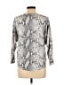 Sioni Animal Print Silver Cardigan Size L - photo 2