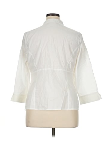 Marks & Spencer 3/4 Sleeve Button-Down Shirt (view 2)