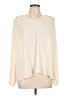 Current Air 100% Polyester Ivory Long Sleeve Blouse Size L - photo 1