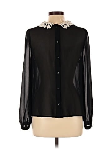 Xhilaration Long Sleeve Blouse (view 2)