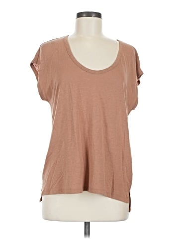 Madewell Linen-Blend U-Scoop Tee (view 1)