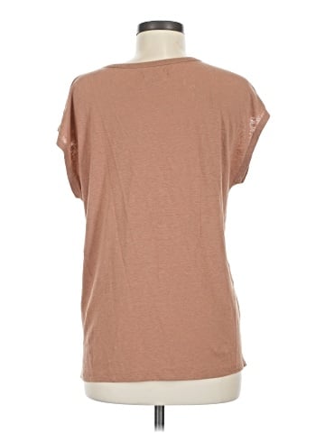 Madewell Linen-Blend U-Scoop Tee (view 2)