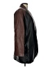 Etienne Aigner 100% Leather Brown Blazer Size 10 - photo 4