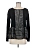 Sandro 100% Polyester Black Long Sleeve Blouse Size Med (2) - photo 1