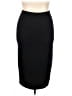 Eileen Fisher Solid Black Silk Skirt Size L - photo 1