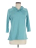 Cuddl Duds 100% Polyester Teal Cardigan Size M - photo 1