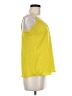 Shinestar 100% Polyester Yellow Sleeveless Blouse Size M - photo 4