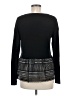 Sandro 100% Polyester Black Long Sleeve Blouse Size Med (2) - photo 2
