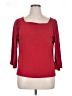 IMAN Red 3/4 Sleeve Top Size XL - photo 1