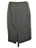 Ann Taylor Solid Gray Formal Skirt Size 6 - photo 2