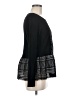 Sandro 100% Polyester Black Long Sleeve Blouse Size Med (2) - photo 4