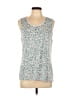 Covington Teal Sleeveless Top Size L - photo 1