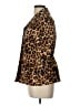 Charter Club Animal Print Brown Blazer Size L - photo 5