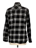 Route 66 100% Cotton Plaid Black Long Sleeve Button-Down Shirt Size L - photo 2