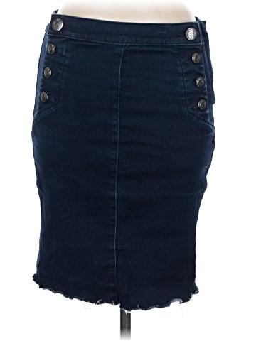 Express Jeans Denim Skirt (view 1)