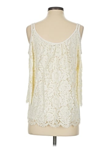 White House Black Market 3/4 Sleeve Blouse (view 2)