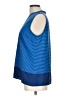 Tommy Hilfiger 100% Polyester Blue Sleeveless Blouse Size L - photo 5