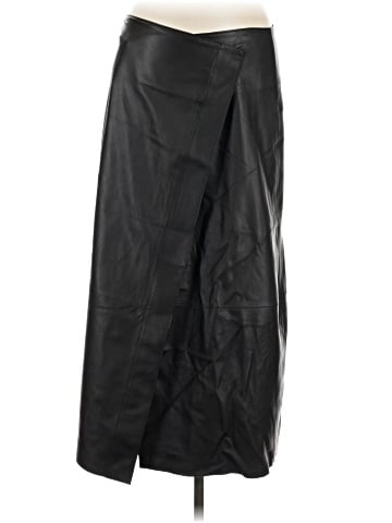 Vince. Leather Skirt (view 1)